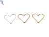Wire Heart Necklace Connector