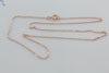 1.2mm Rose Gold Filled Flat Cable Chain w/ Spring Ring