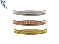 Horizontal Pave Dagger Link Connector