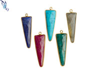 Large Elongated Triangle Pendant