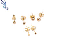 Gold Filled Ball Stud Earrings