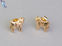 Cow Stud Earrings