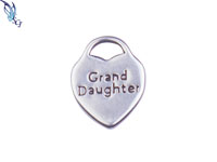 Grand Daughter Heart Charm