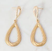 Modern Teardrop Long Earrings
