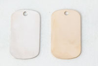 Medium Dog Tag Stamping Blank