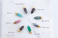 Medium Gemstone Spike Drop