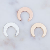 Crescent Moon Stamping Blank