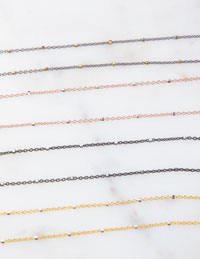 Satellite Chain with Beads Chain By Foot