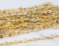 Real Opal Gold Plated Strand
