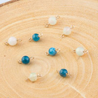 Real Opal or Apatite Bead Link Connector