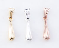 Puffed ​Short Pendant Teardrop