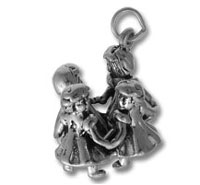 4 Girls Ring-Around-Rosie Charm