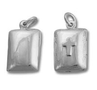 Silver Prayer Box with Cross