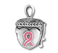 Awareness Ribbon Heart Prayer Box