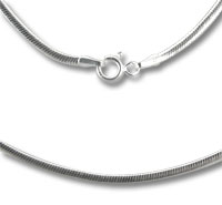 2mm Flat Oval Snake Chain