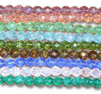 8mm Czech Crackle Round