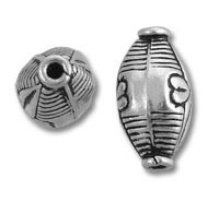 Puffed Oval Bali Bead