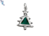 Christmas Tree with CZ, Star