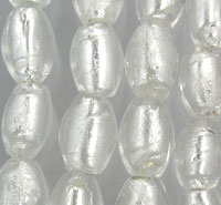 Oval Shaped Lampwork Beads