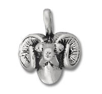 Ram Head Charm