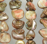 Lite Orange Mother of Pearl