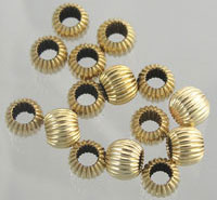 Fluted Gold Filled Spacer