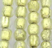Gold Foil Glass Beads