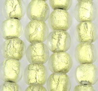 Gold Foil Glass Beads
