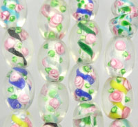 Clear Glass Lampwork Beads