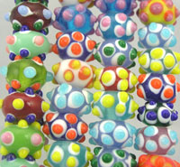 Multi Colored Glass Beads