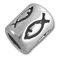 Spacer Bead with Fish