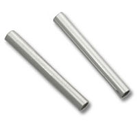 Plain Silver Tube Finding