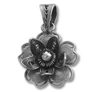 Silver Flower Pendant