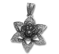 Silver Flower Pendant