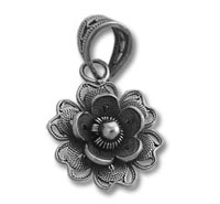 Silver Flower Pendant