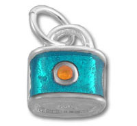 Silver, Enamel Purse