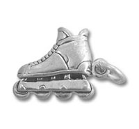 Sterling Silver Roller Skates Charm