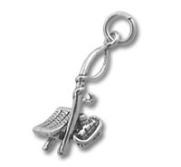 Fishing Pole, Basket, Chair Charm