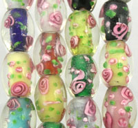 Clear Glass Lampwork Beads