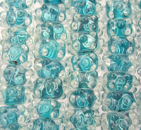 Teal Glass Beads
