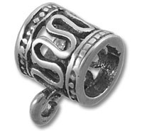 Silver Swirly Lines Finding Ring