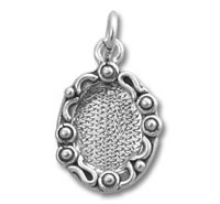 Design Oval Picture Frame Charm