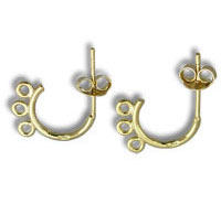 Gold Vermeil (Plated) Hoop Earrings