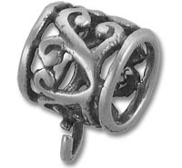Silver Filigree Cutout Finding Ring