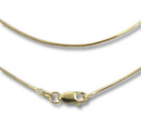 16" 8 Side Snake Vermeil Chain