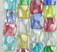 Cubed Beads with Assorted Colors