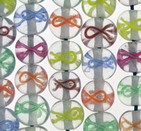 Lampwork Glass Beads Multi Color