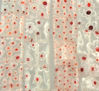 Square Lampwork Beads