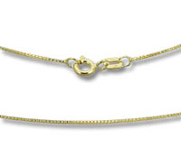 18" Vermeil Box Chain