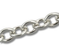 Silver Oval Link